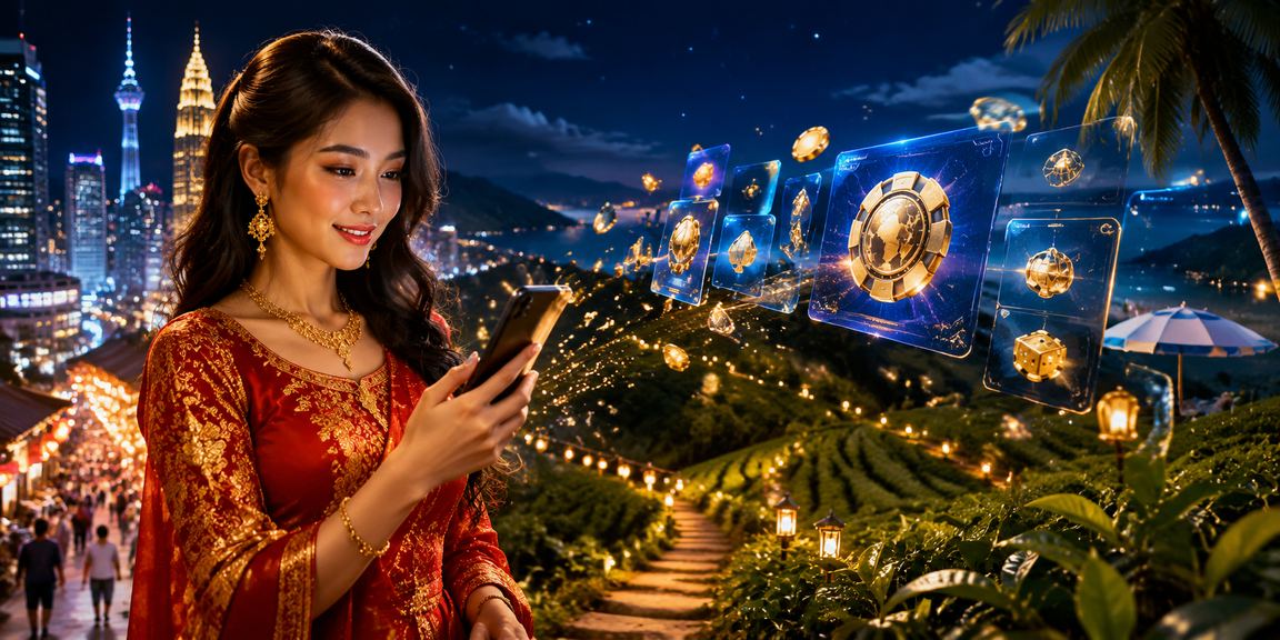 Pengguna dari Kuala Lumpur menggunakan telefon untuk mengakses platform kasino mudah alih dan program VIP rt2